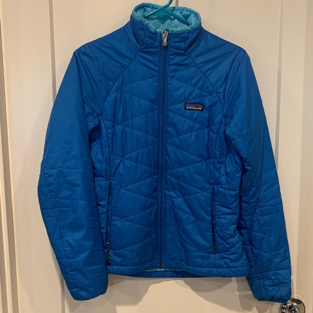Patagonia Bright Blue Lightweight Quilted Jacket